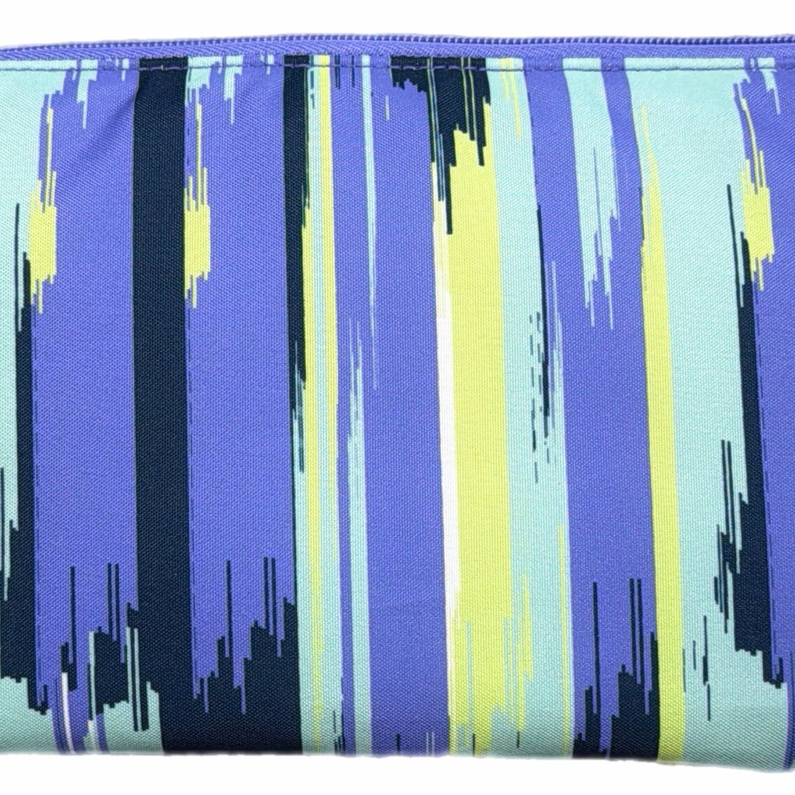 California Innovations Insulated Snack Pouch Purple Teal Striped Zipper Bag Ring gallery