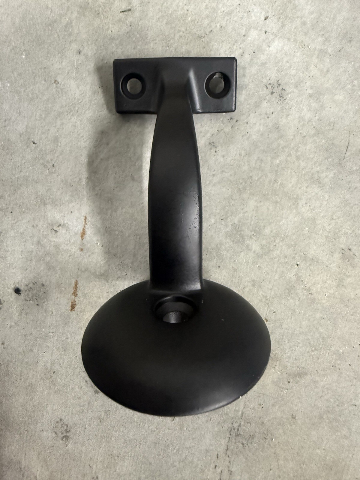 Matte Black Hand Rail Bracket Heavy Duty Hardware gallery