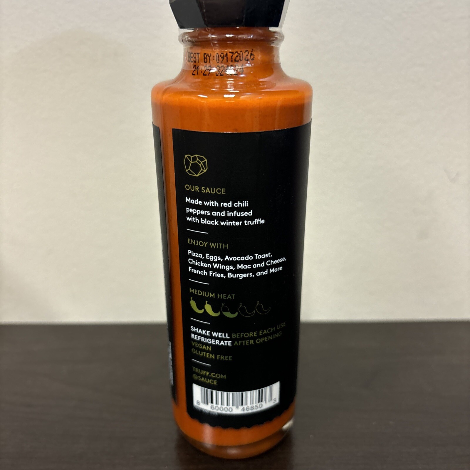 NEW Sealed TRUFF Original Black Truffle Hot Sauce 6 Oz Bottle BB 09/2026 gallery