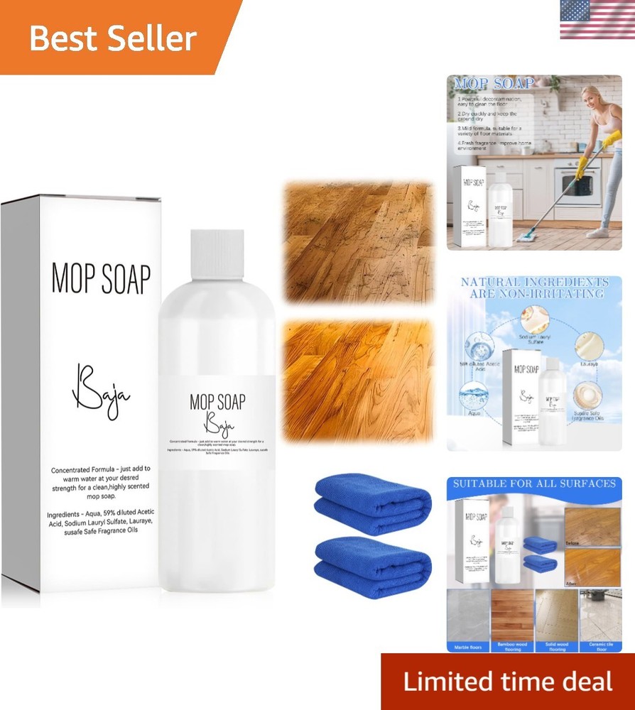 Effective Odorless Mop Soap - 1 Fl Oz for Sparkling Clean Floors Everywhere