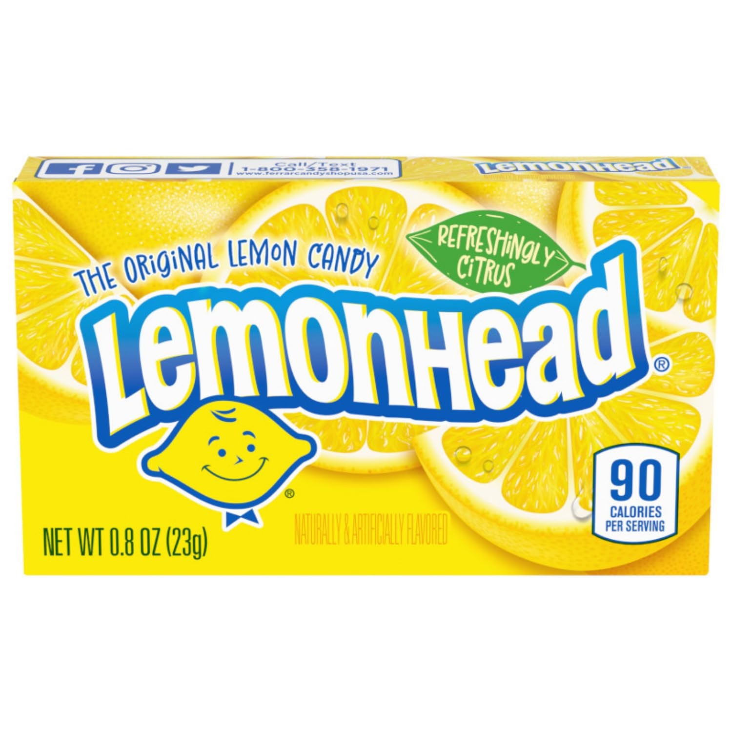 Hard Lemon Candy, 0.8 Ounce Boxes (Pack of 24) gallery
