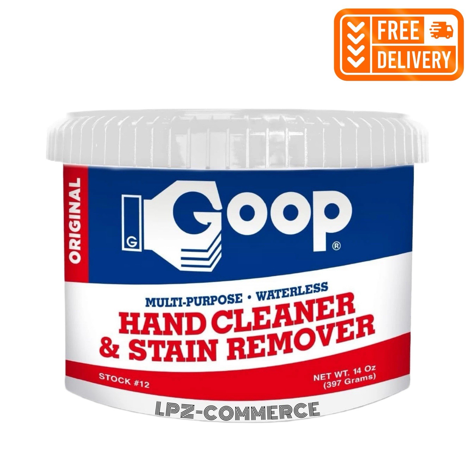 GOOP 14 Oz Biodegradable Hand Cleaner – Non-Toxic, Lanolin, Spot-Out gallery