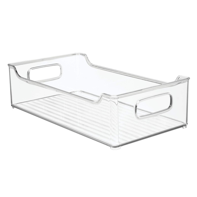 mDesign Wide Plastic Kitchen Storage Container Bins with Handles -Organization gallery