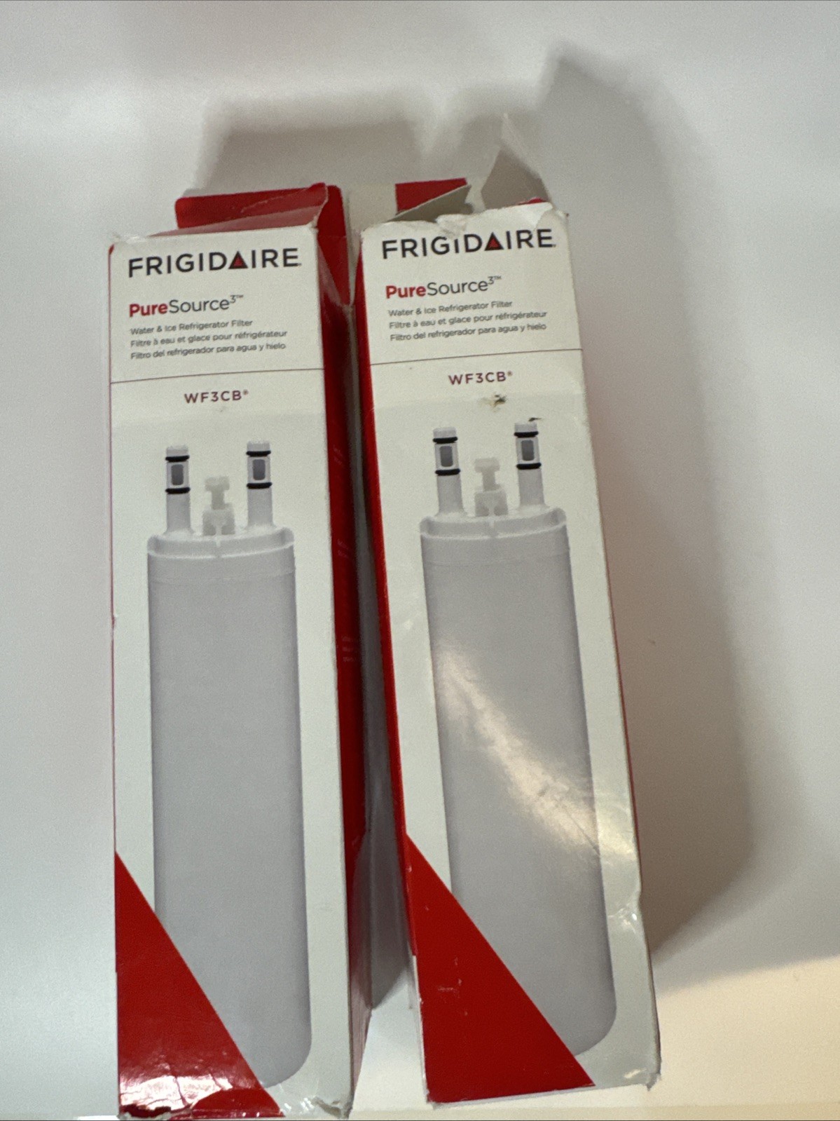 2x- Frigdaire WF3CB PureSource 3 Refrigerator Water Filter Sealed US gallery