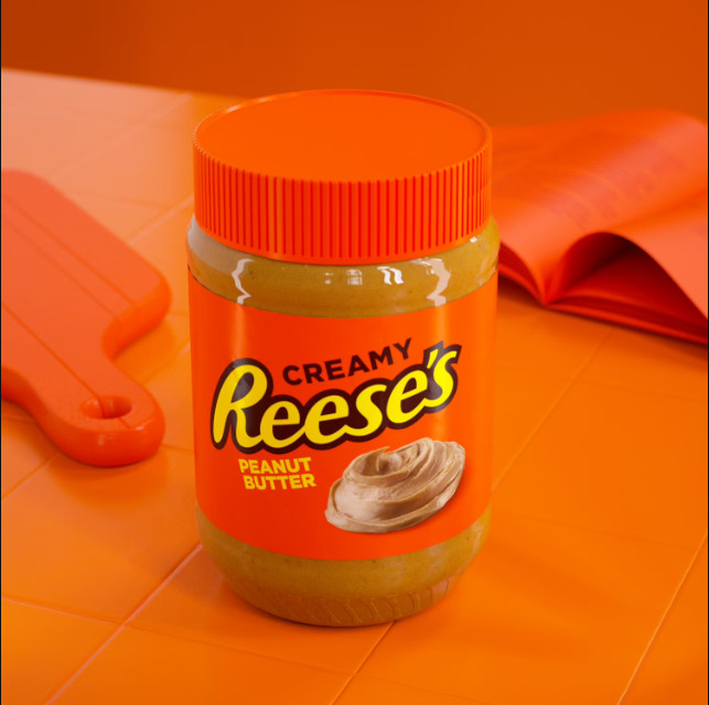 〽️ New Exclusive Official Reeses Creamy Peanut Butter Sweet Spread Jar 1lb 2 pk gallery