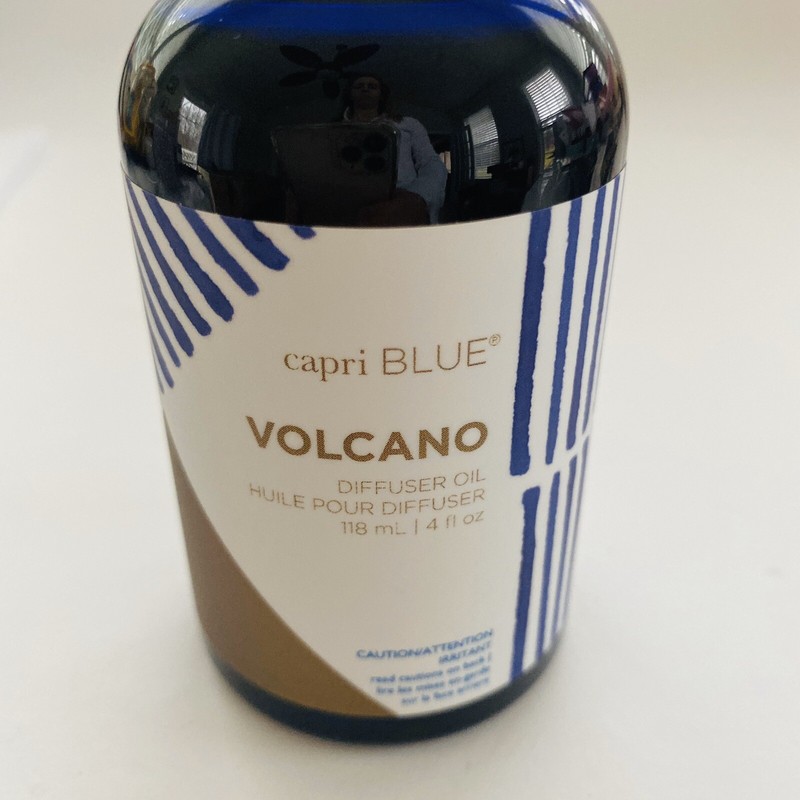 Blue Volcano Diffuser Oil Capri Blue Anthropologie 4oz Jar Refill gallery