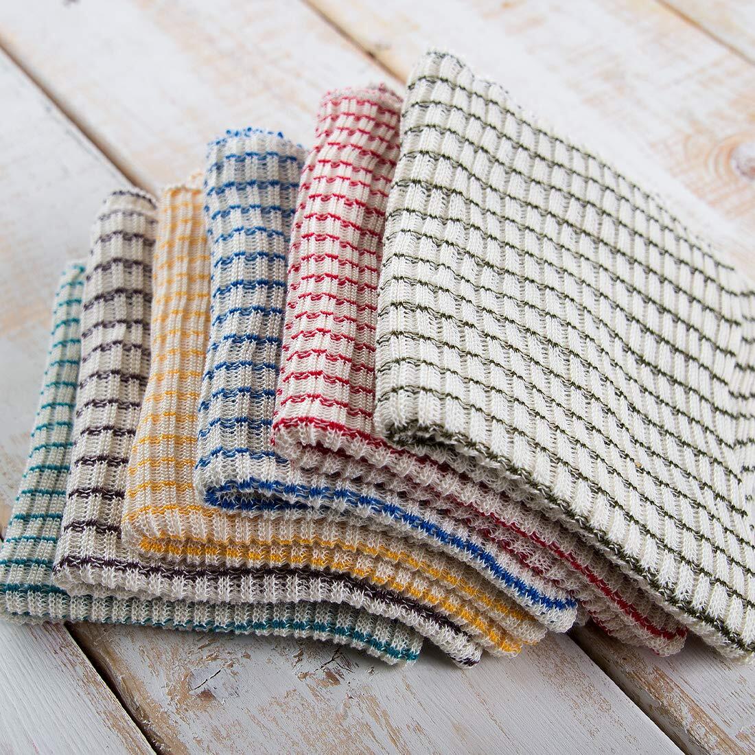 Rada Cutlery Textured Dishcloths Cotton Polyester Blend 2 Pack Multicolored gallery