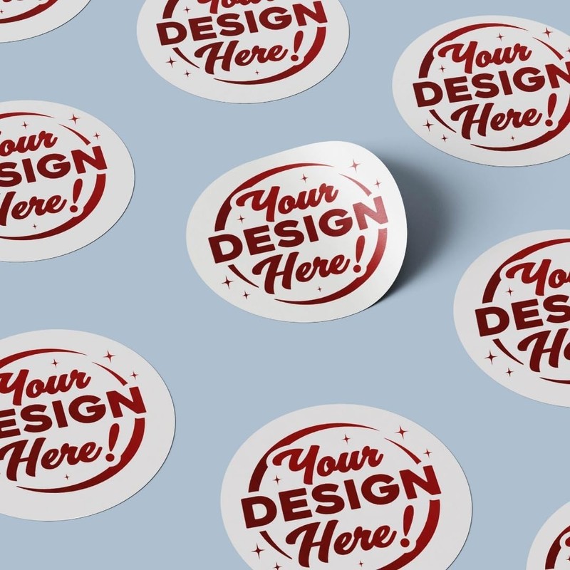 Custom Logo Label Packaging Personalized Vinyl Weather Waterproof Decal Stickers gallery