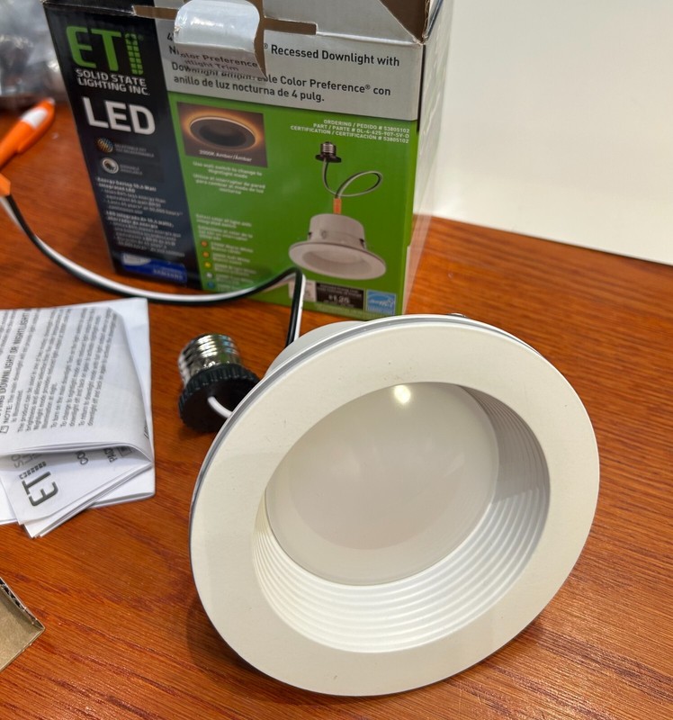 4 in. Adjustable CCT Integrated LED Recessed Light Trim with Night Light 625 Lm gallery