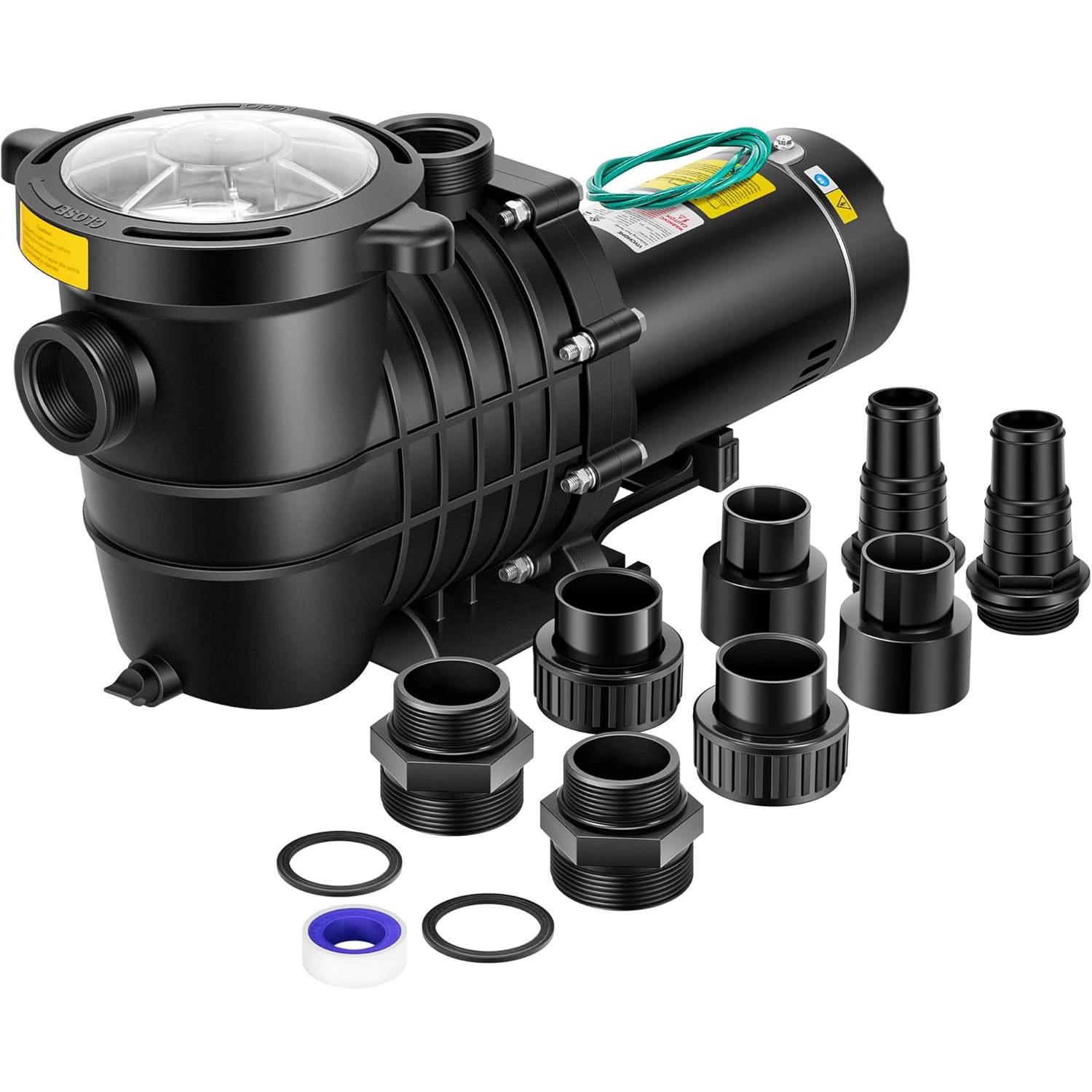 1.5HP 2HP Swimming Pool Pump Replacement for Hayward In/Above Ground 115V/230V gallery