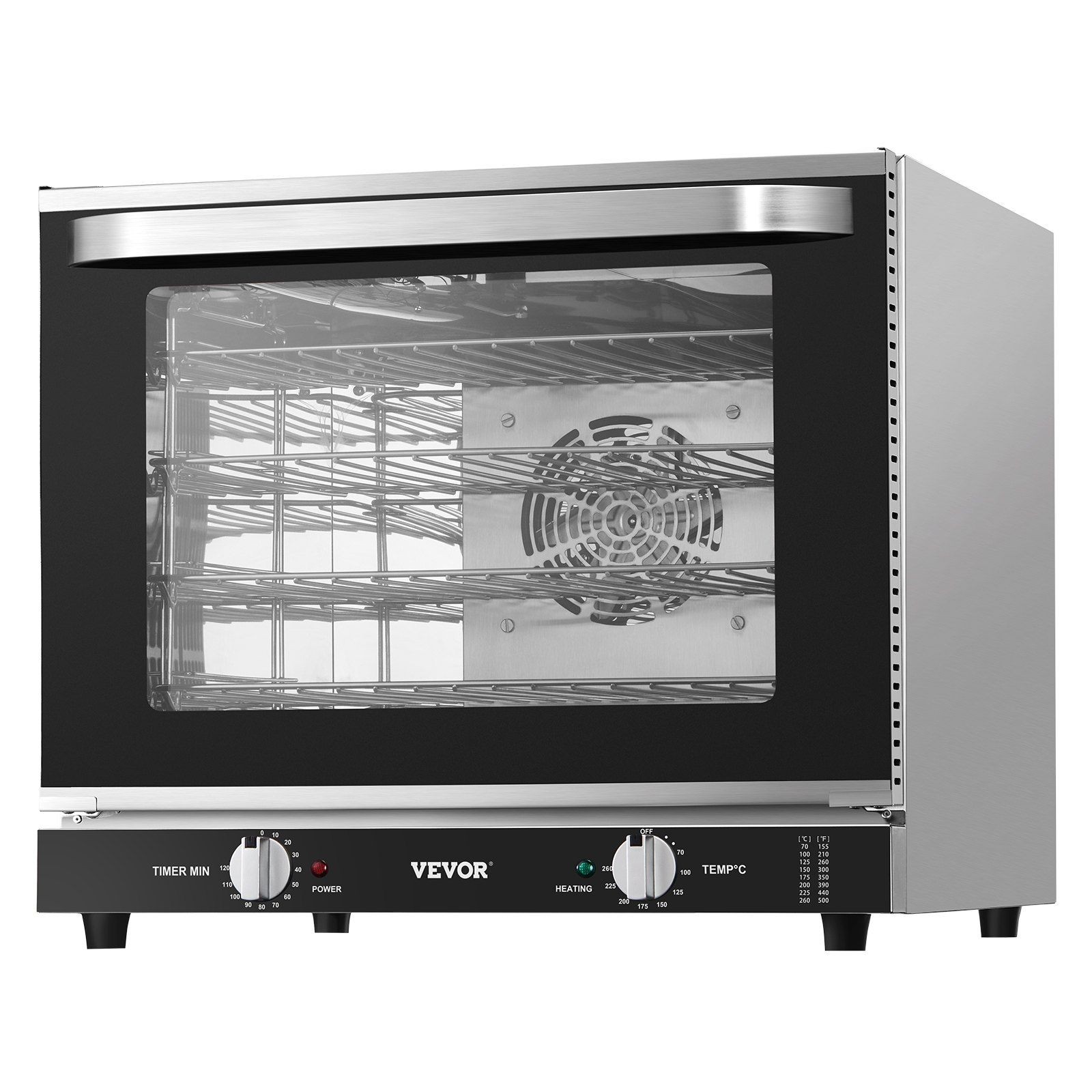 Stainless Steel 66L 4-Rack Toaster Oven, 2800W, Temp to 260°C & 120-Min Timer gallery