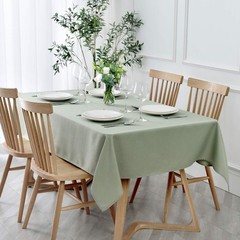 Rectangle Textured Tablecloth Waterproof Spillproof Wrinkle Free Table Cloth,…