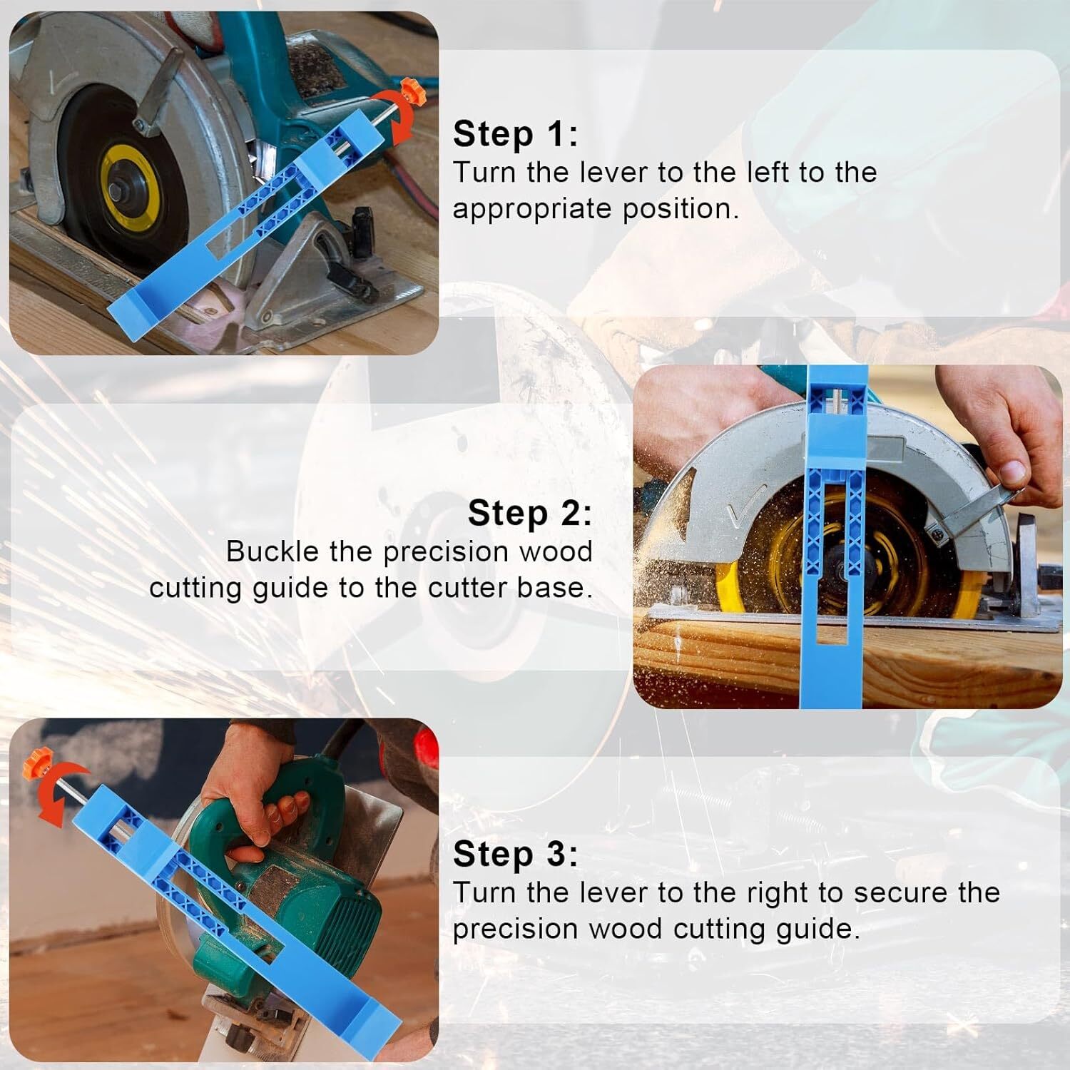 Universal Adjustable Cutting Machine Base Guide Rail for Accurate Straight Cuts gallery