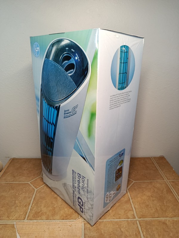 SHARPER IMAGE IONIC BREEZE DESKTOP GP SILENT AIR PURIFIER IONIZER NEW SEALED NOS gallery