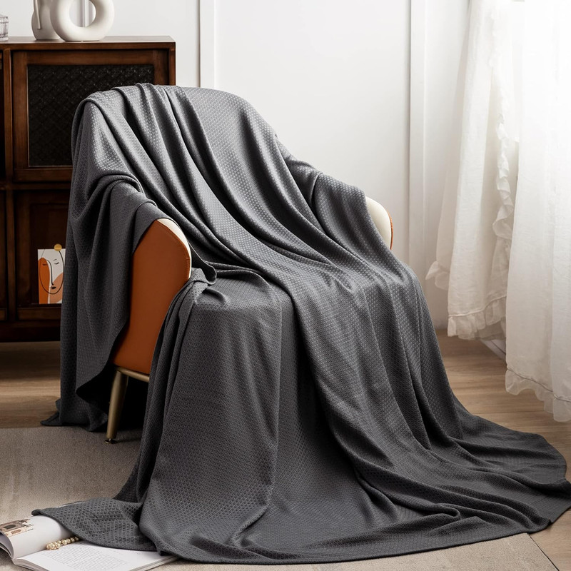 Cooling Blanket, 100% Rayon Derived from Bamboo, Cool Summer Blanket for Hot Sle gallery