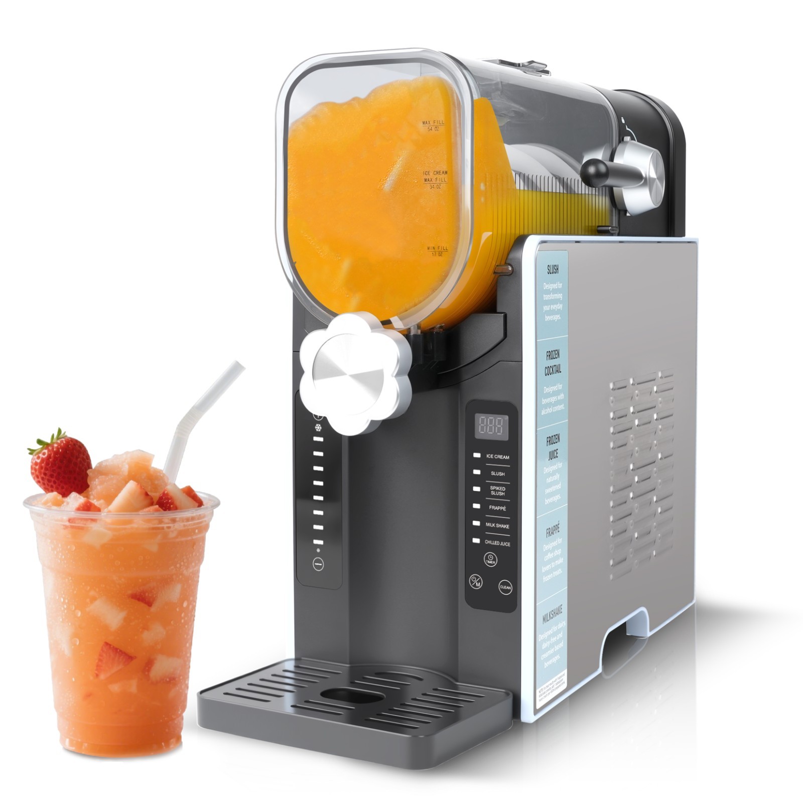 Slushie Machine for Home No Ice Needed, 88 oz Frozen Drink Maker with 6 Preset gallery