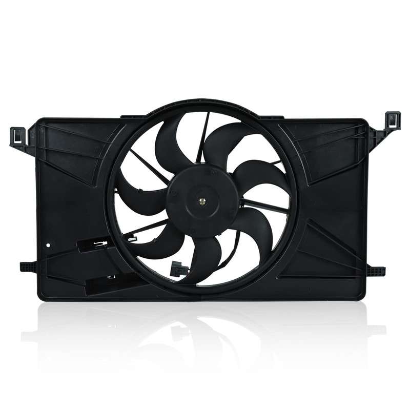 Blackhorse-Racing Radiator Cooling Fan Assembly Compatible Ford Focus 2012-2017 gallery