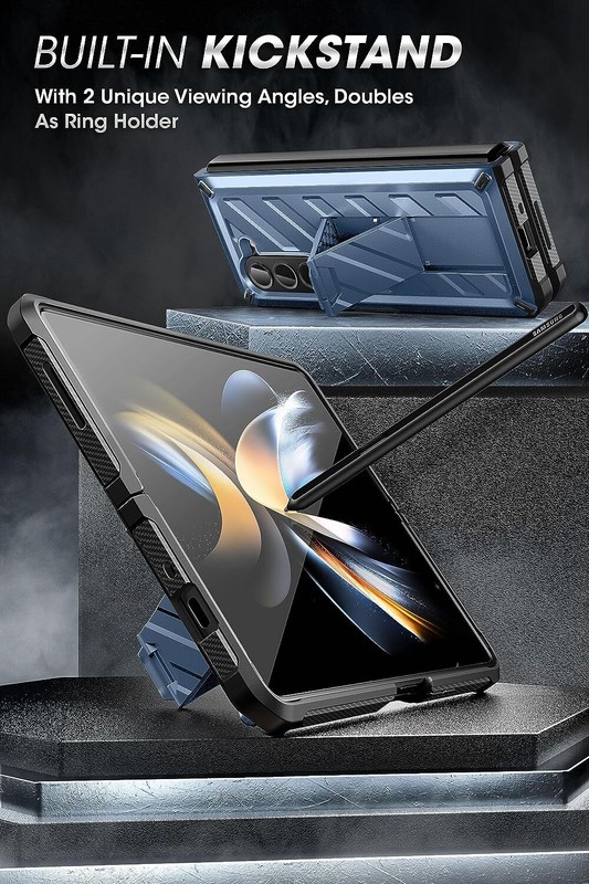 For Galaxy Z Fold 5 5G, SUPCASE Unicorn Beetle Dual Layer Case Pen Holder Cover gallery