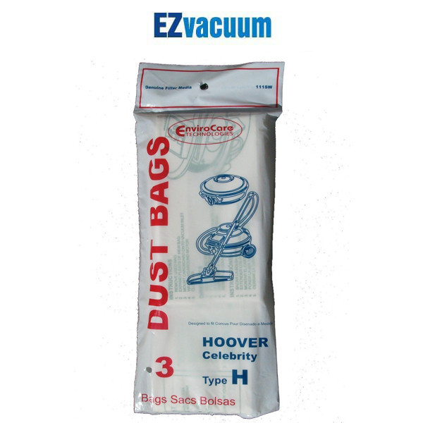 Generic Hoover Type H Allergen Canister Vacuum Cleaner Bags # 4010009H - 3 Pack gallery