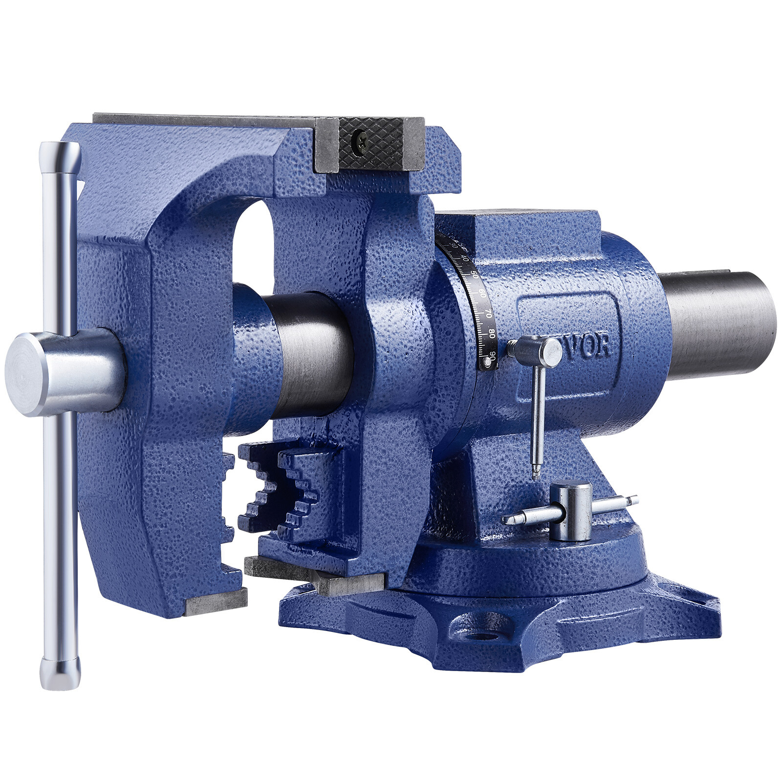 6-1/2" Multi-Purpose Bench Vise Heavy Duty Ductile Iron 360° Swivel Base gallery
