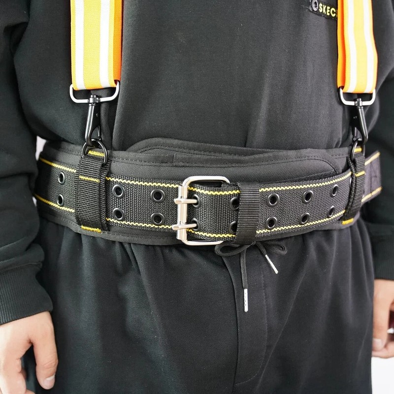 Padded Tool Belt With D Ring For Men Adjustable For 32"50" Waists Heavyduty Work gallery