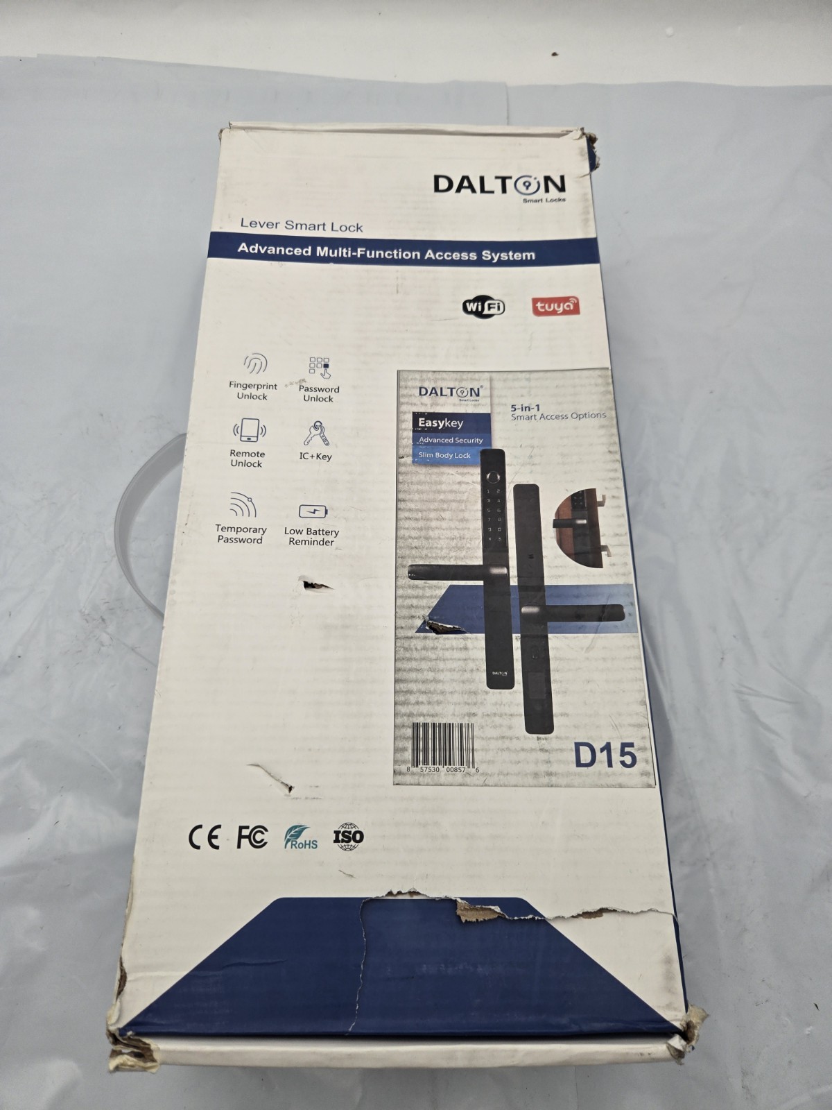 DALTON 5-In-1 Smart Access Options Easykey Slim Body Lock D15 Advanced Security gallery