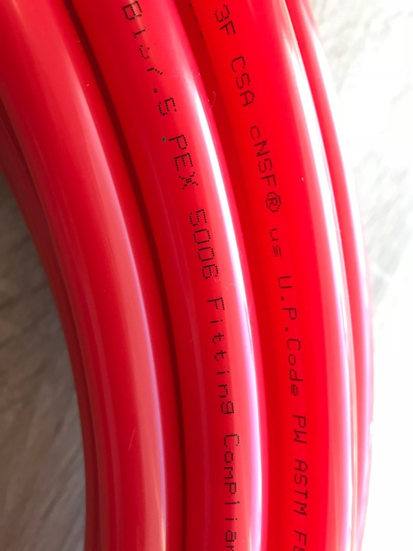 EFIELD 1/2" Pex Pipe, 2 RollsX75ft (150ft) Red &Blue For Potable ,Hot/Cold Water gallery