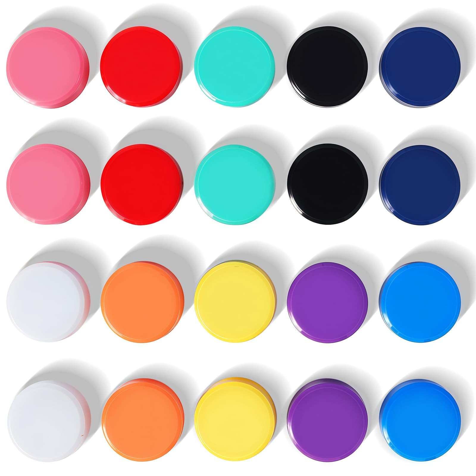 Fridge Magnets - 20 Pack Strong Refrigerator Magnets, 10 Colors Small Round M... gallery