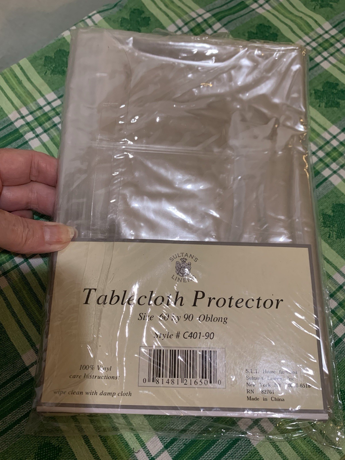 ❤️Clear Plastic Vinyl Dining Table Cover Protector Tablecloth 60 X 90 Inches gallery