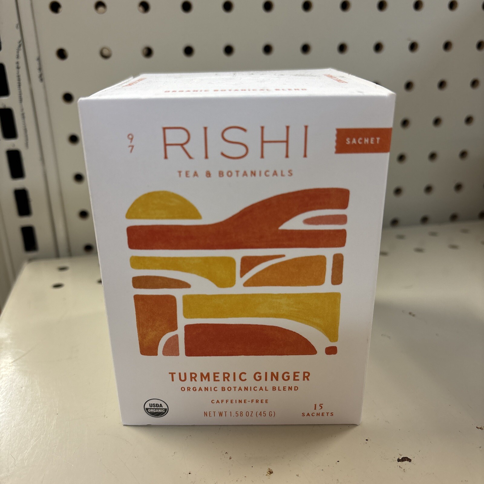 Turmeric Ginger Tea 15 Count Organic Herbal Blend with Citrus and Spices gallery