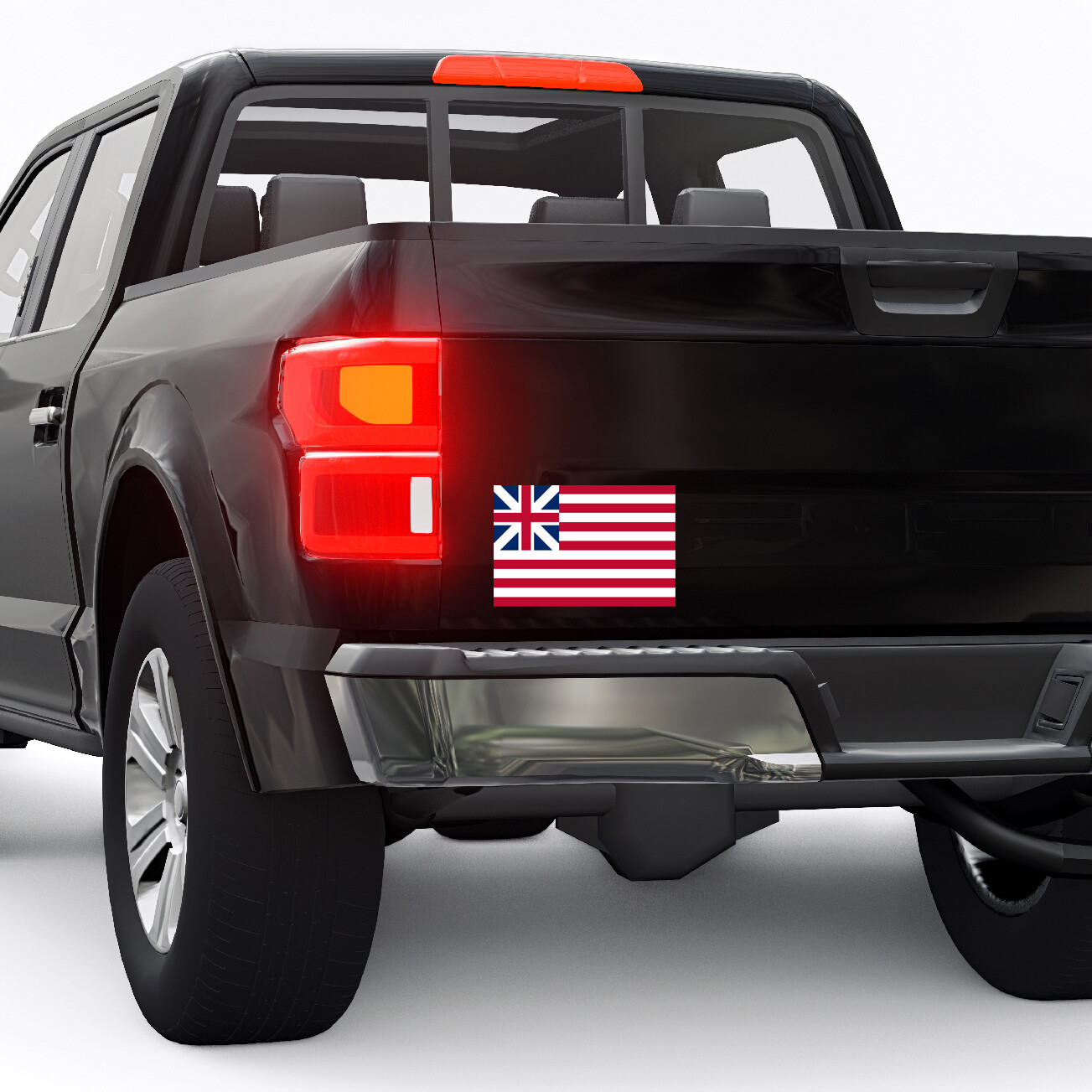 GRAND UNION Flag Sticker Continental Colours Congress Cambridge American 1776 gallery