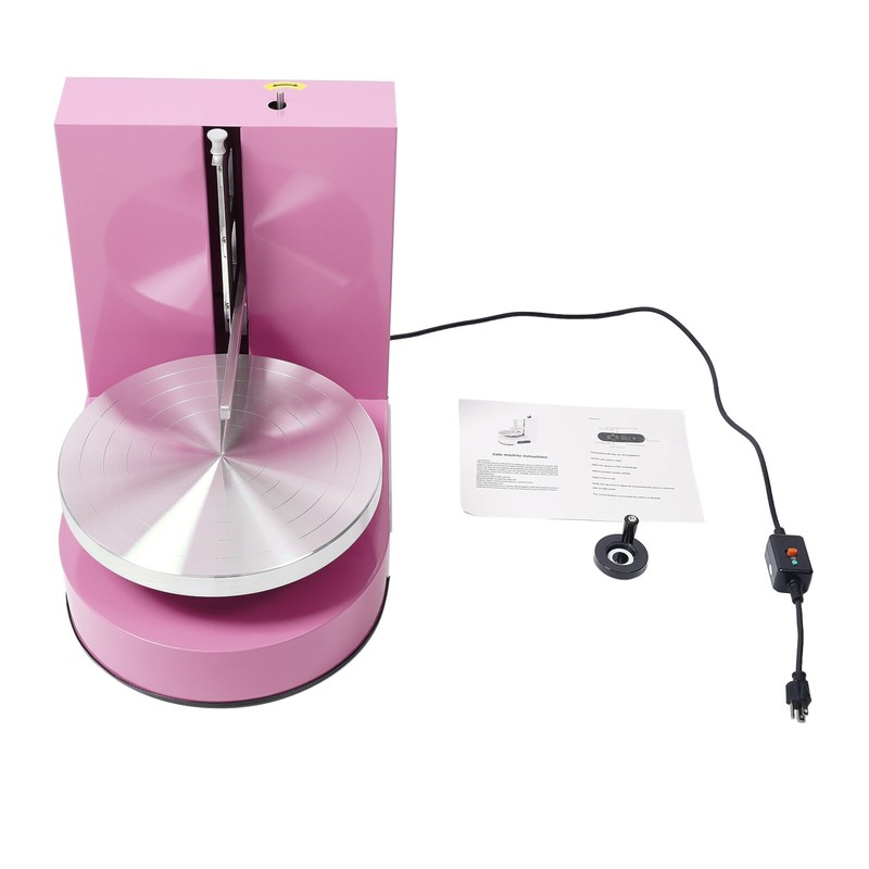 Adjustable Cake Cream Spreading Machine Cake Decorating Machine W/LCD Display gallery