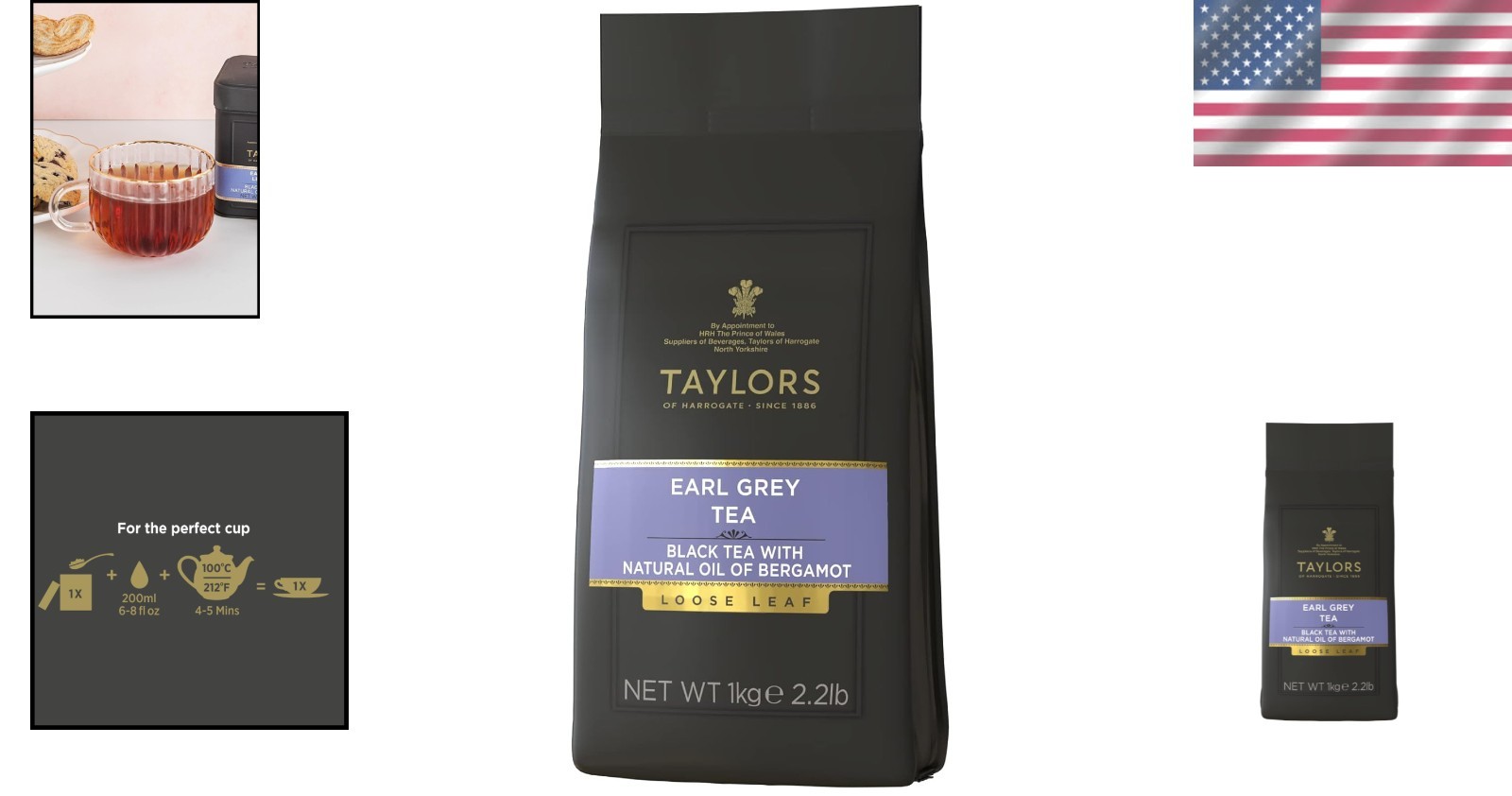 Earl Grey Loose Leaf Tea — 2.2 lbs, Certified Quality & Authentic Flavor gallery