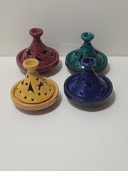 4. Ceramic Tajine Moroccan handcrafted beautiful 4″