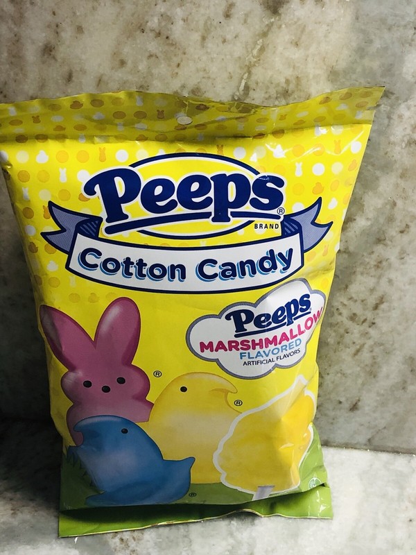 Peeps Marshmallow Flavored Cotton Candy:20Z/56gm. Easter-Brand New See Below gallery