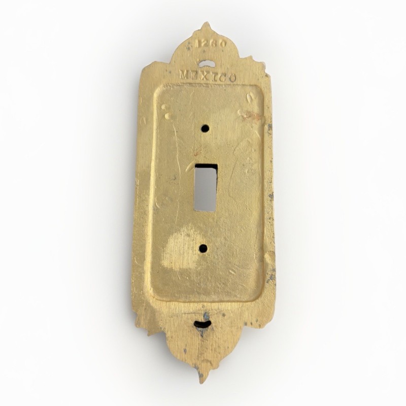 Victorian-style hammered brass single & duplex outlet & switch cover plates gallery