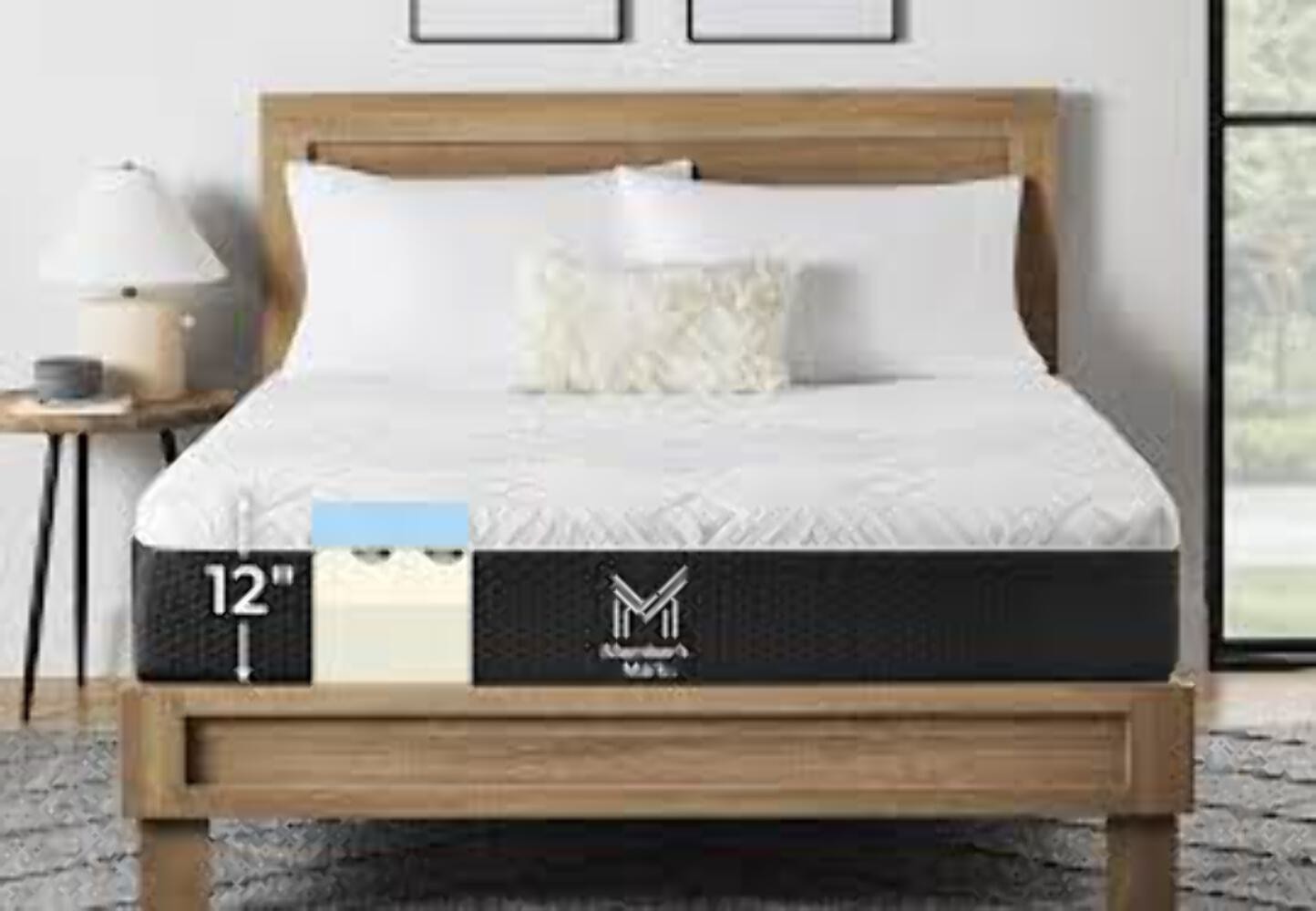 MEMBER'S MARK Hotel Premier Memory Foam Queen Mattress Medium/Firm White gallery
