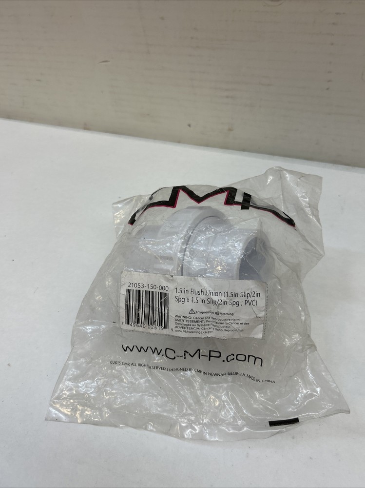 CMP 21021-000-000 - CUSTOM MOLDED PRODUCTS, INC - 1-1/2 UNION 21053-150-000