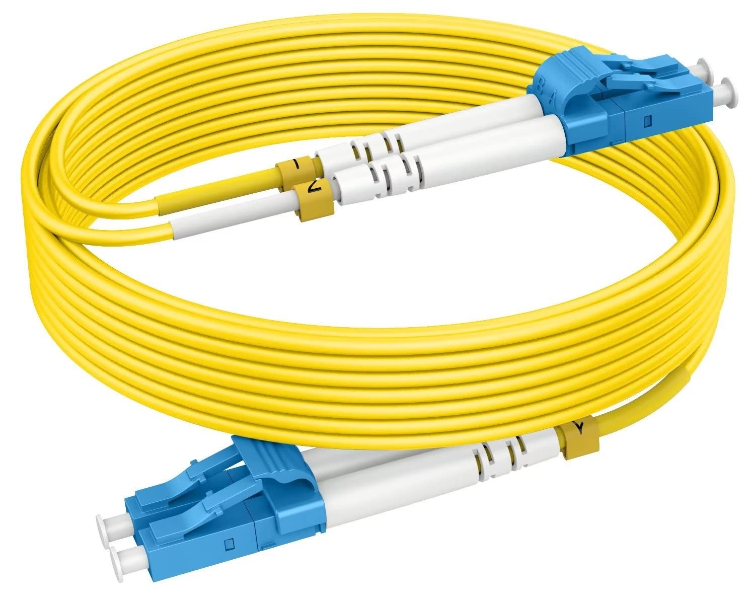 330ft(100m) OS2 LC to LC Single Mode Fiber Patch Cables, Options 0.2m~305m, gallery