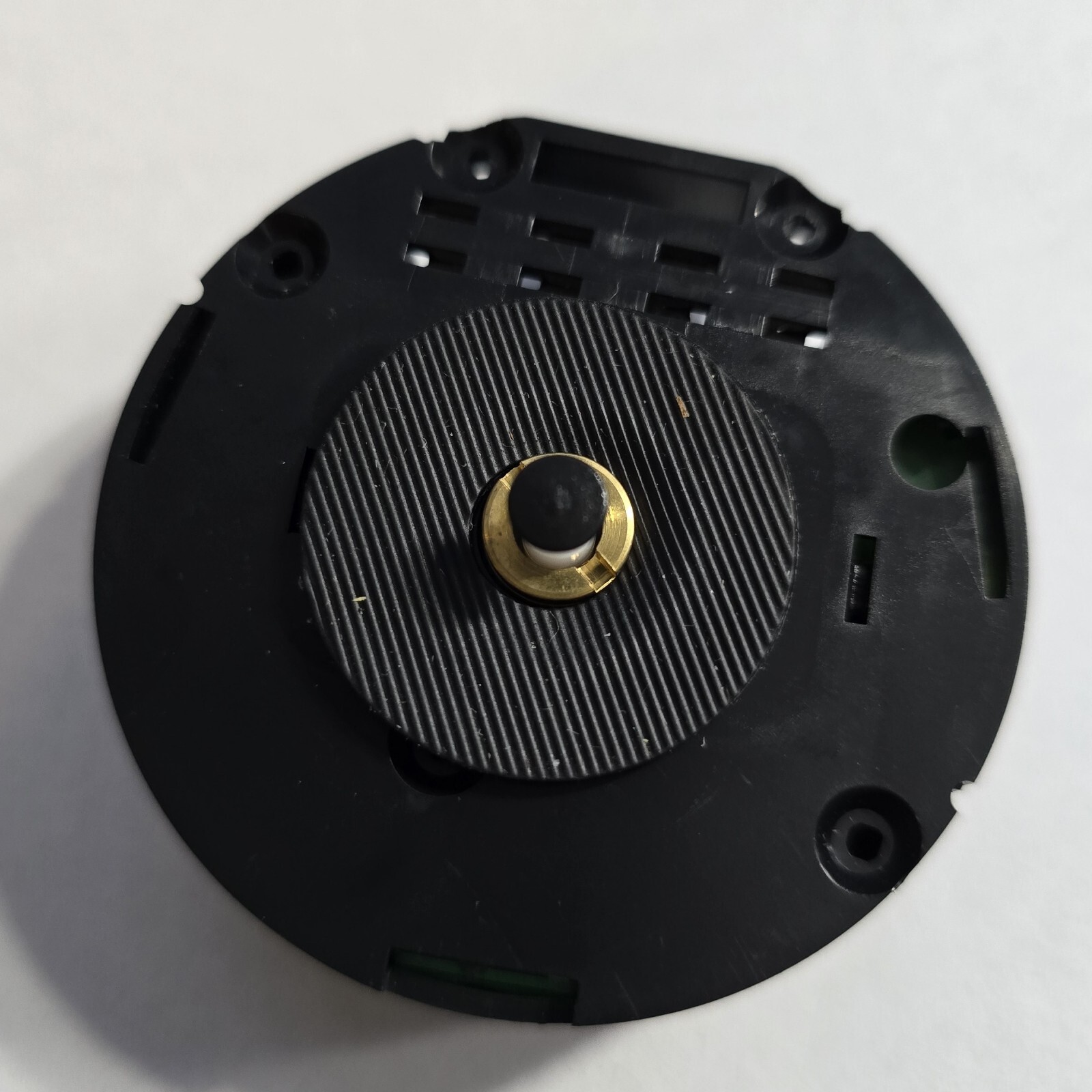 Mini Round Clock Movement with 3/16" Long Shaft -Made In Germany gallery