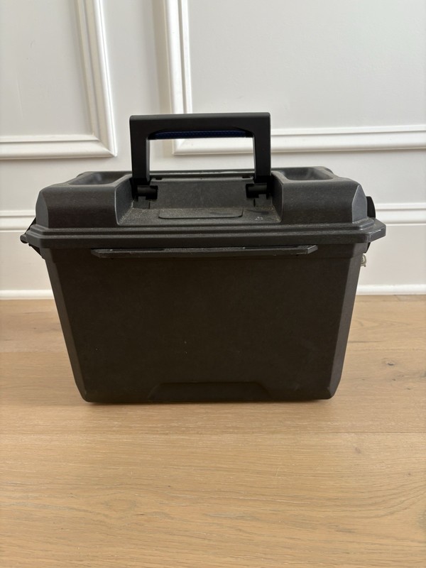 Kobalt Locking Latching 16 Inch Hard Sided Tool Box With Closed Lid And Handle gallery
