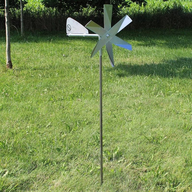 Mole Chasing Humane Deterrent Windmill Covers 20,000 Feet Using Vibrations from gallery