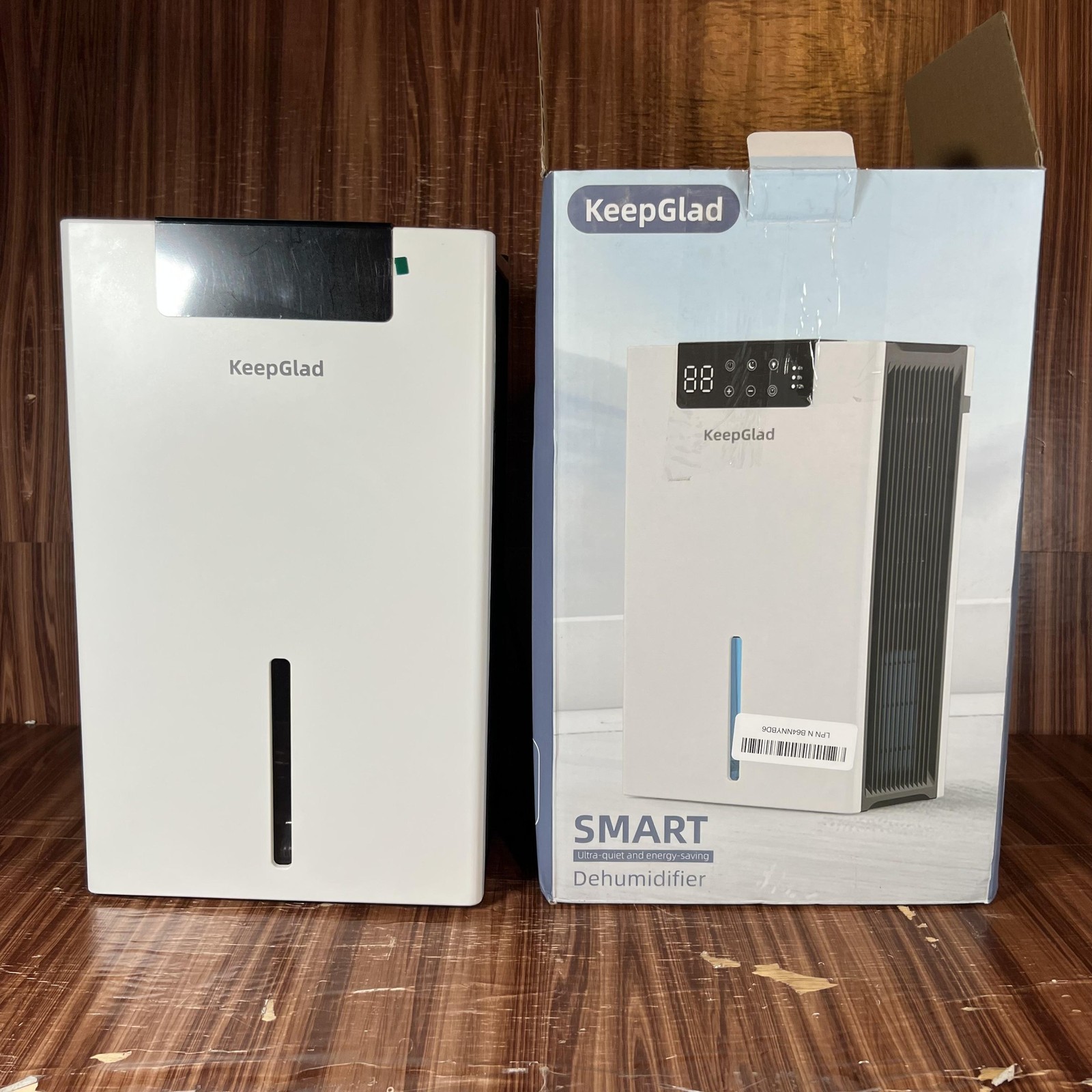 KeepGlad Smart Dehumidifier Tower White Digital Display Quiet Water Window gallery