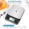 BOMATA Waterproof IPX6 Kitchen Scale, 0.1 g/0.01 oz High Precision, 5 kg/11 lbs, gallery