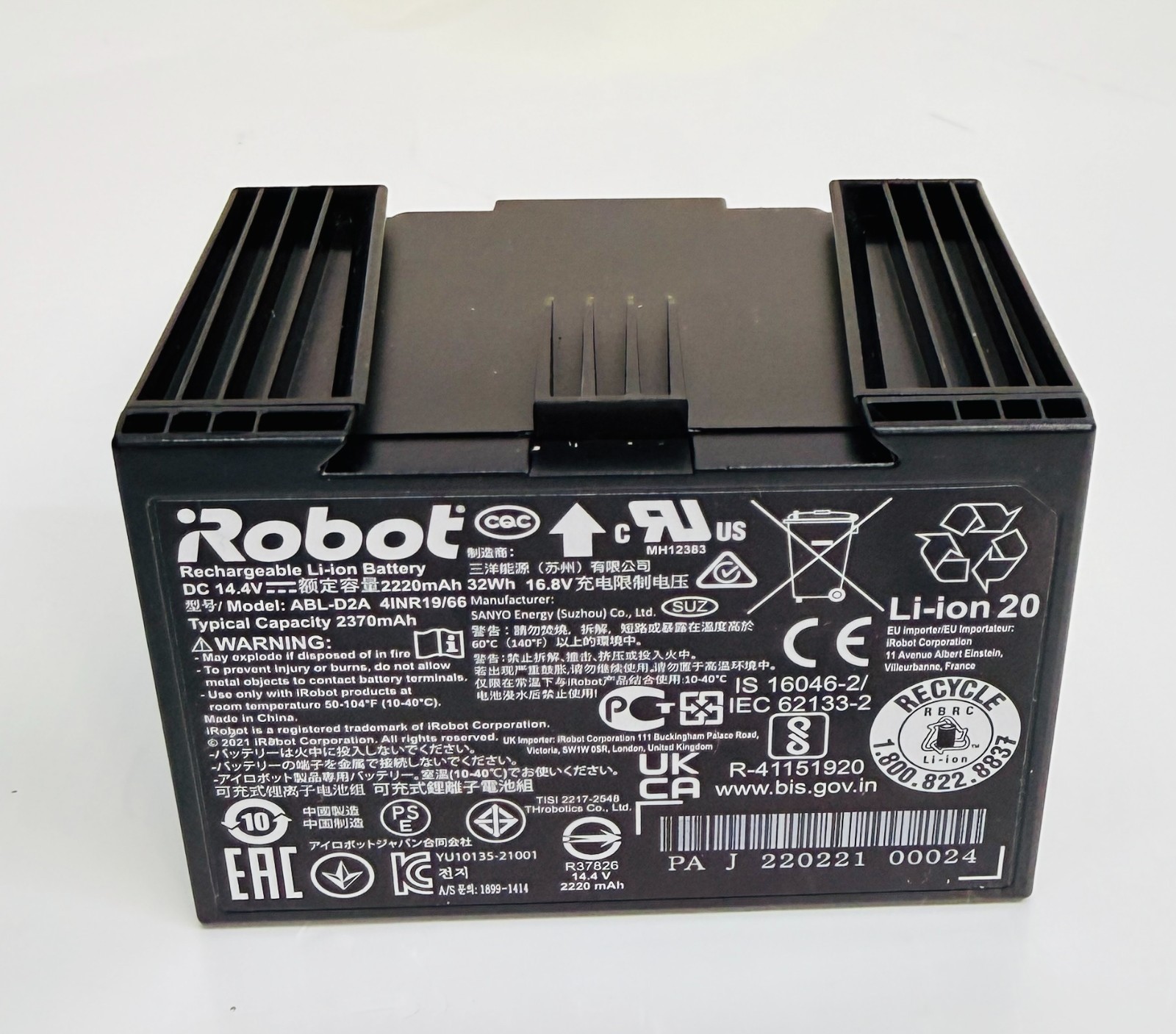 Genuine Original ABL-D2A Battery iRobot Roomba j5 j6 j7 j8+ i3 i4 i5 i7 i8+e5 gallery