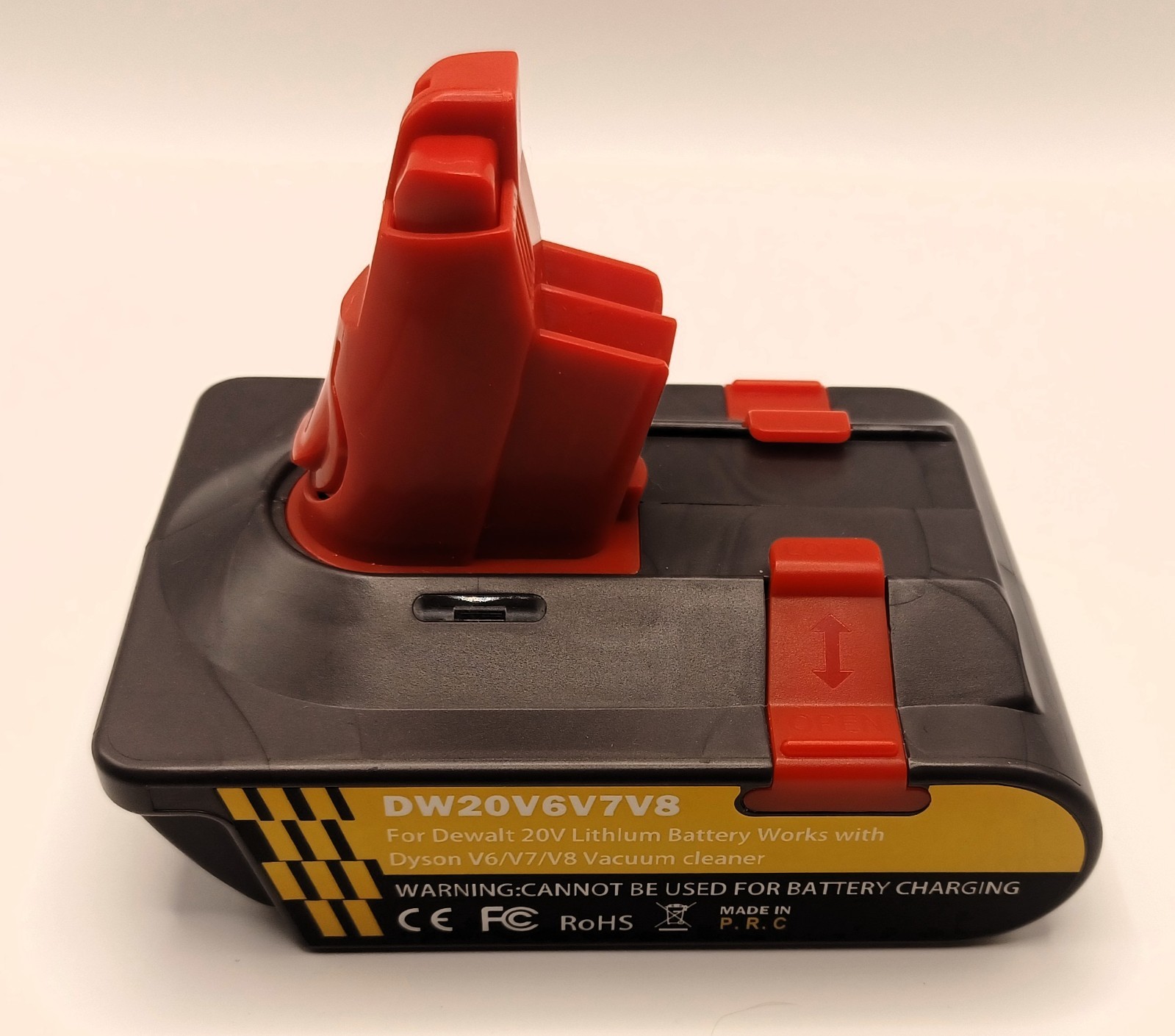 3-in-1 Battery Adapter for Dyson V6 V7 V8, Convert Dewalt 20V Lithium to Vacuum gallery