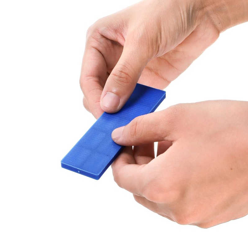 300 Pcs Plastic Flat Shims for Leveling, 6 Size Structural Tile Composite Shims gallery