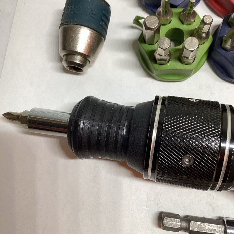Ratcheting Screwdriver And Multiple Bits, Different Attachments gallery