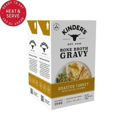 Kinder’s Roasted Turkey Bone Broth Gravy – 2 Pack – 17 oz
