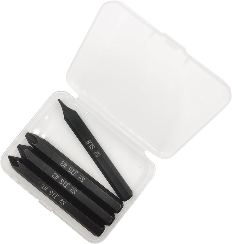 JIS B4633 Impact Screwdriver Bits Set 5/16" Hex S2 Steel 75mm Japanese Vehicles gallery